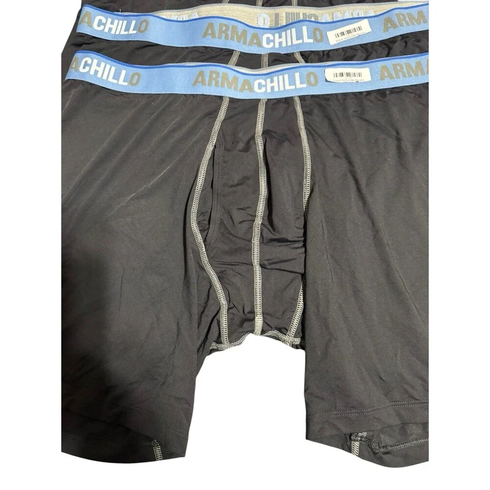 Duluth Trading Co. Armachillo Bullpen Boxer Briefs 3-Pack 2XL Black/Blue